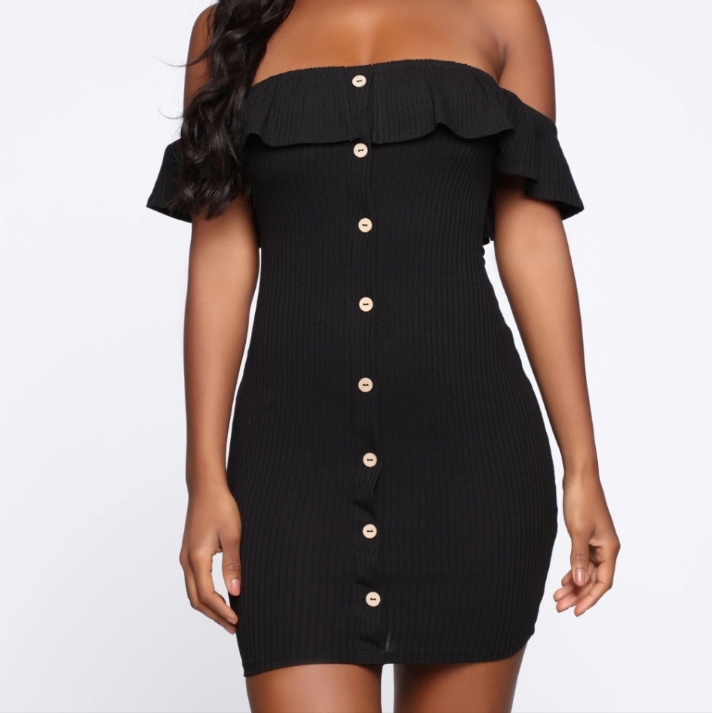 FASHION NOVA Off Shoulder Mini Dress